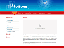 Tablet Screenshot of folii.com